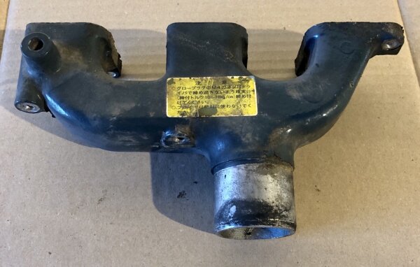 Kubota D750 Motor Anasaugbrücke gerade Bagger Minibagger Hoflader